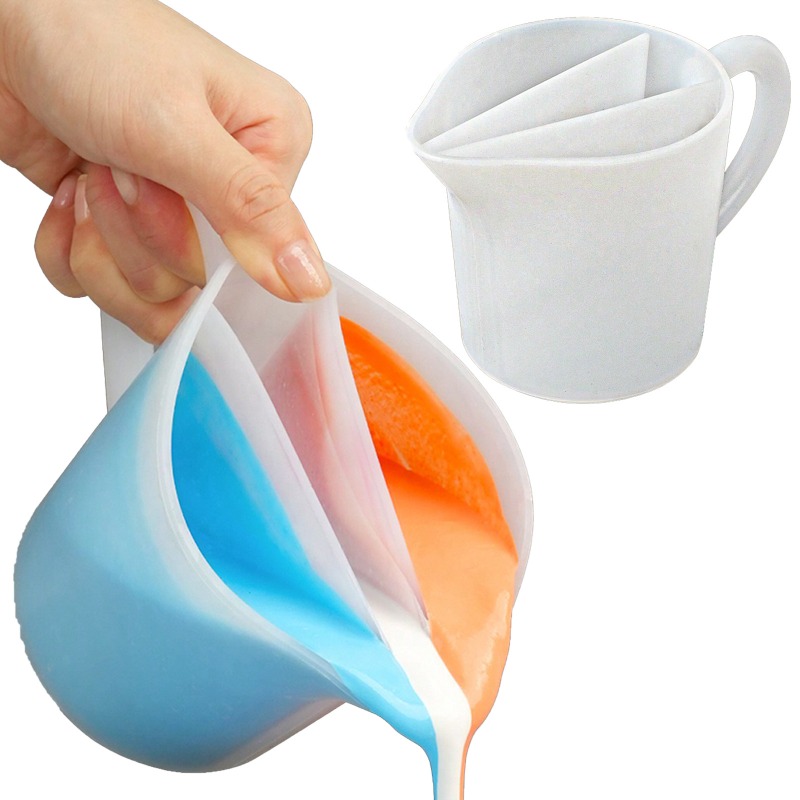 Mixing Cup Silicone - Tazza di flusso a tre griglie