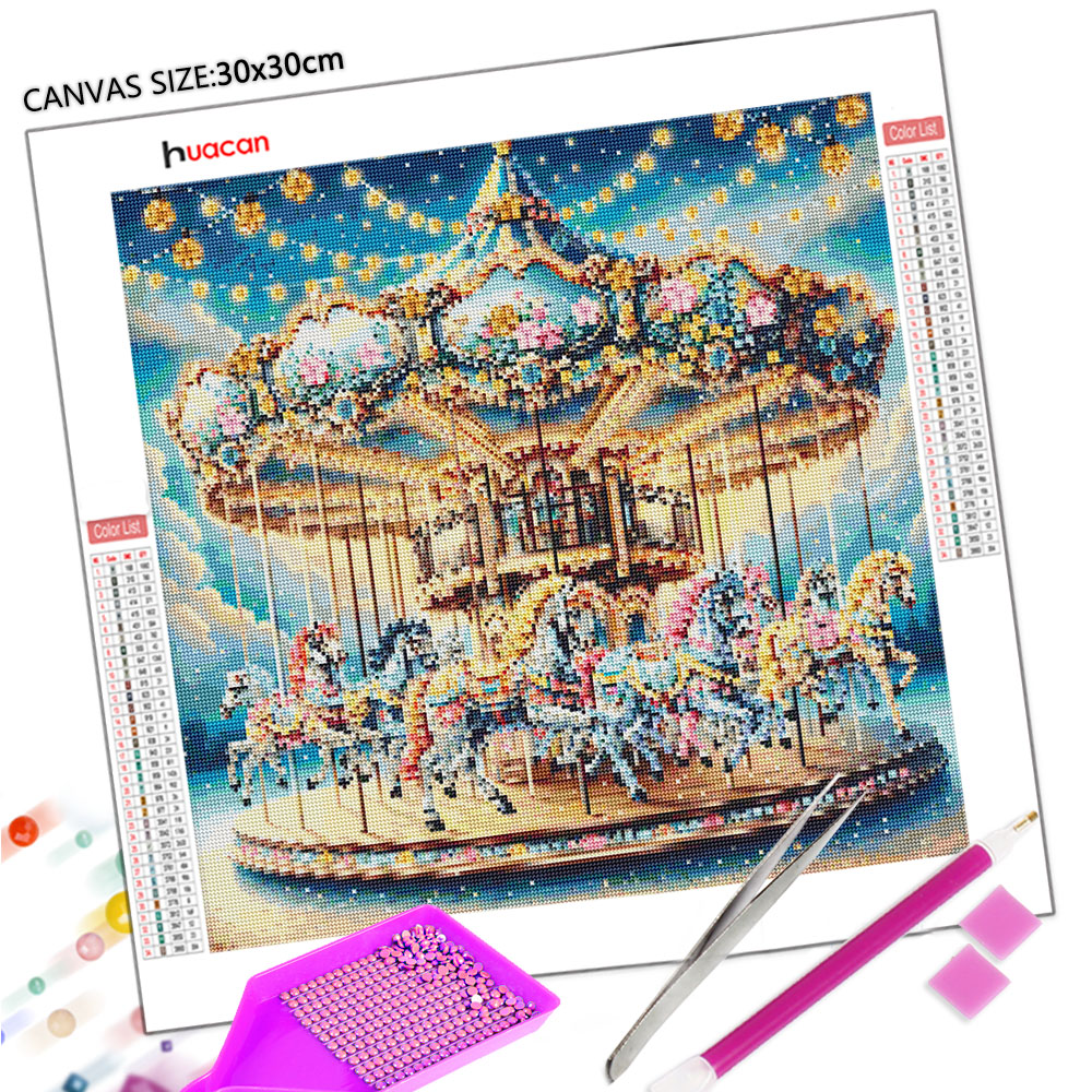 Huacan Diamond Painting Carose - Resin Craft Kit recensione e prezzo